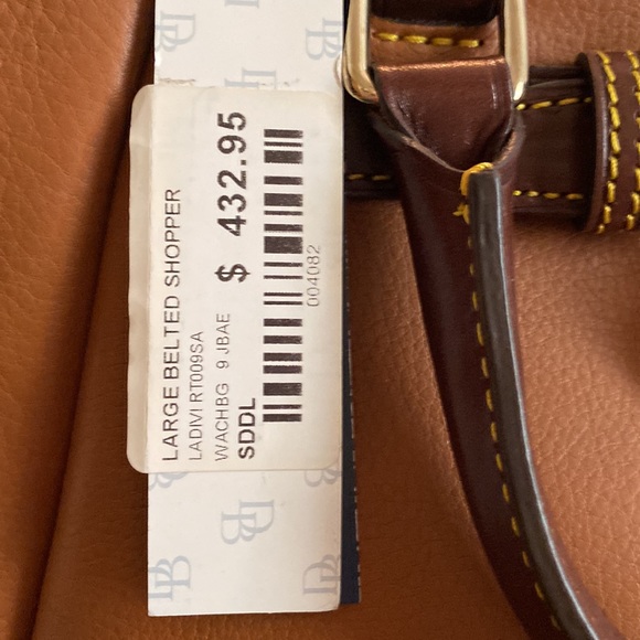 Dooney & Bourke Tan Leather Tote - Picture 4 of 12